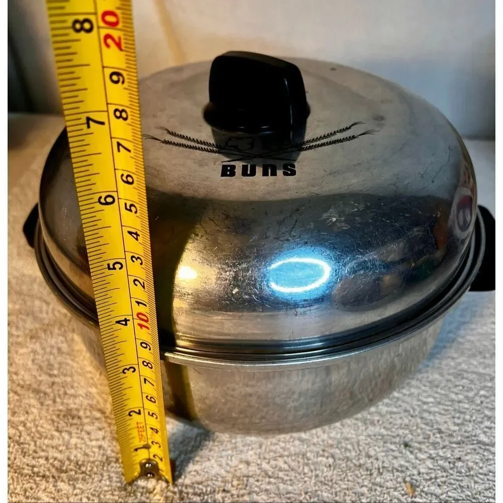 Vintage West Bend Aluminum Serving Oven/Bun Warmer, 3 Piece, USA Made